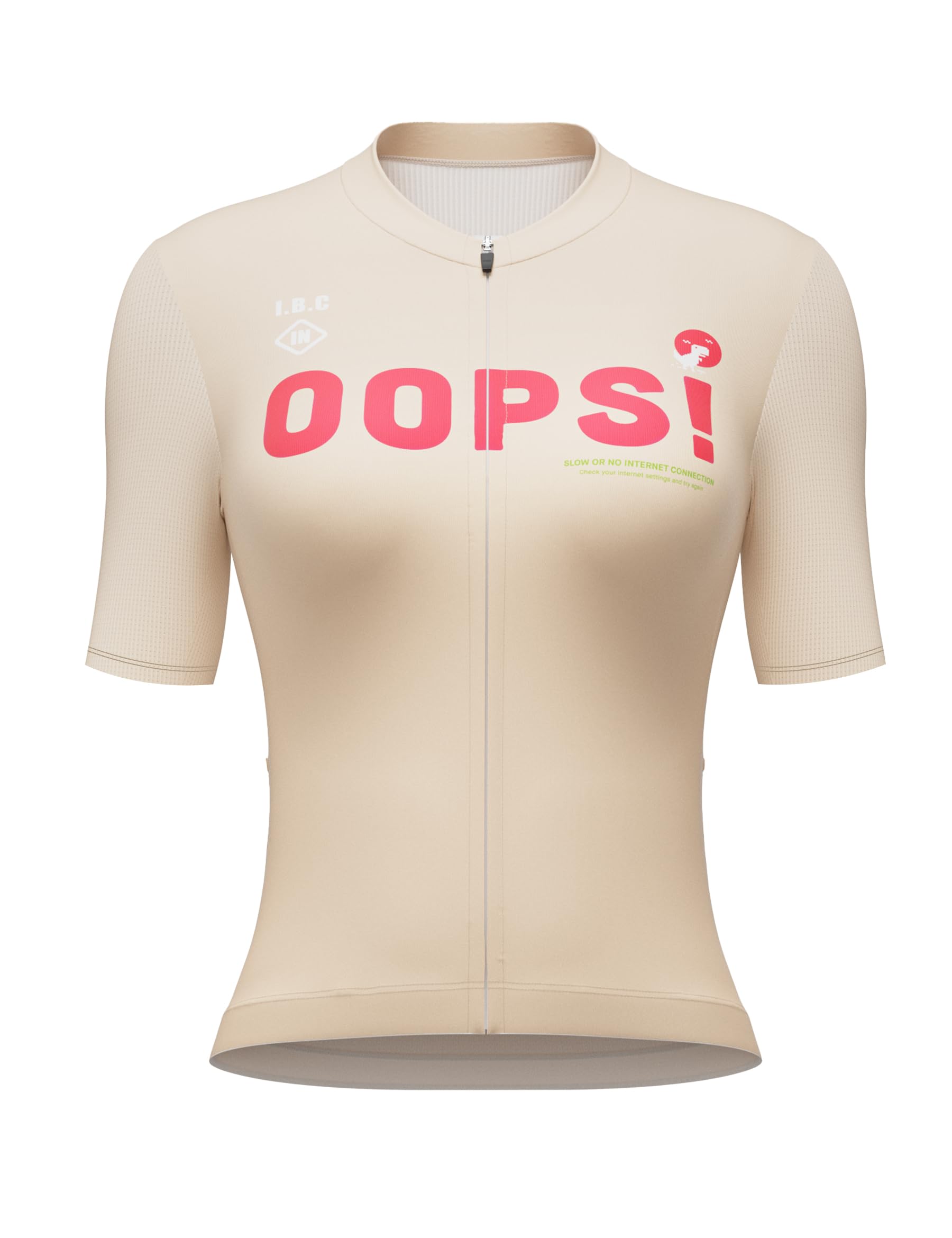INBIKE Radtrikot Fahrradtrikot Rennradtrikot Damen Sommer Kurzarm Fahrradbekleidung Frauen mit 3 Taschen Atmungsaktiv Schnelltrocknend Fahrradsport Blassrose M