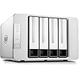 TERRAMASTER F4-210 4-Bay NAS 2GB RAM Quad Core Network Attached Storage Media Server Personal Private Cloud (Diskless)