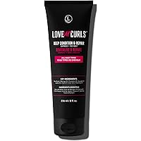 Love Ur Curls - Deep Conditioner & Repair, Moisturizing and Anti Frizz, Repairs Dry, Damaged Hair, for all Hair Types, Vegan,