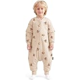 Mosebears Cotton Toddler Sleep Sack with Feet 2.5 TOG Ultra Soft Toddler Sleeping Sack Walker Wearable Blanket