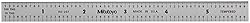 Mitutoyo 182-207, Steel Rule, 6" X