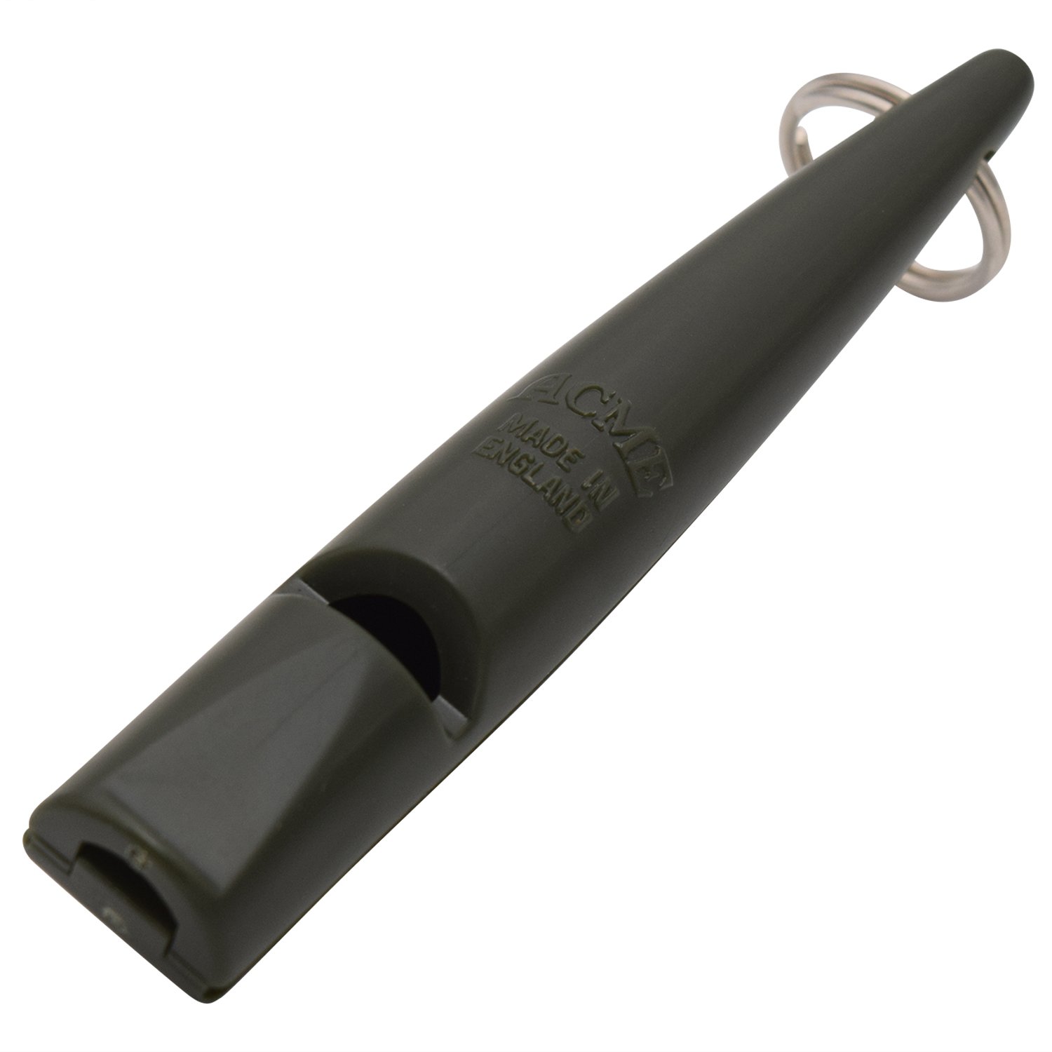 ACME Dog Whistle No. 210.5 with Instructions - The Original from England: Loud and Far-reaching (Khaki Green)