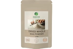 Organic Herb Dried Whole Egg Powder (Freeze-Dried) | 100% Whole Egg Powder for Baking & Cooking (50gm)