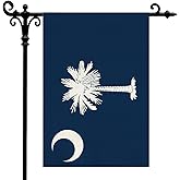 American South Carolina State Flag, South Carolina Garden Flag, State Patriotic Flags for Home Garden Decor, American States Yard Flags to Outside, States Celebration Party Yard Decor 40