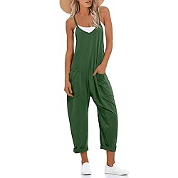 UNIANKIYA One Piece Jumpsuits for women V Neck
