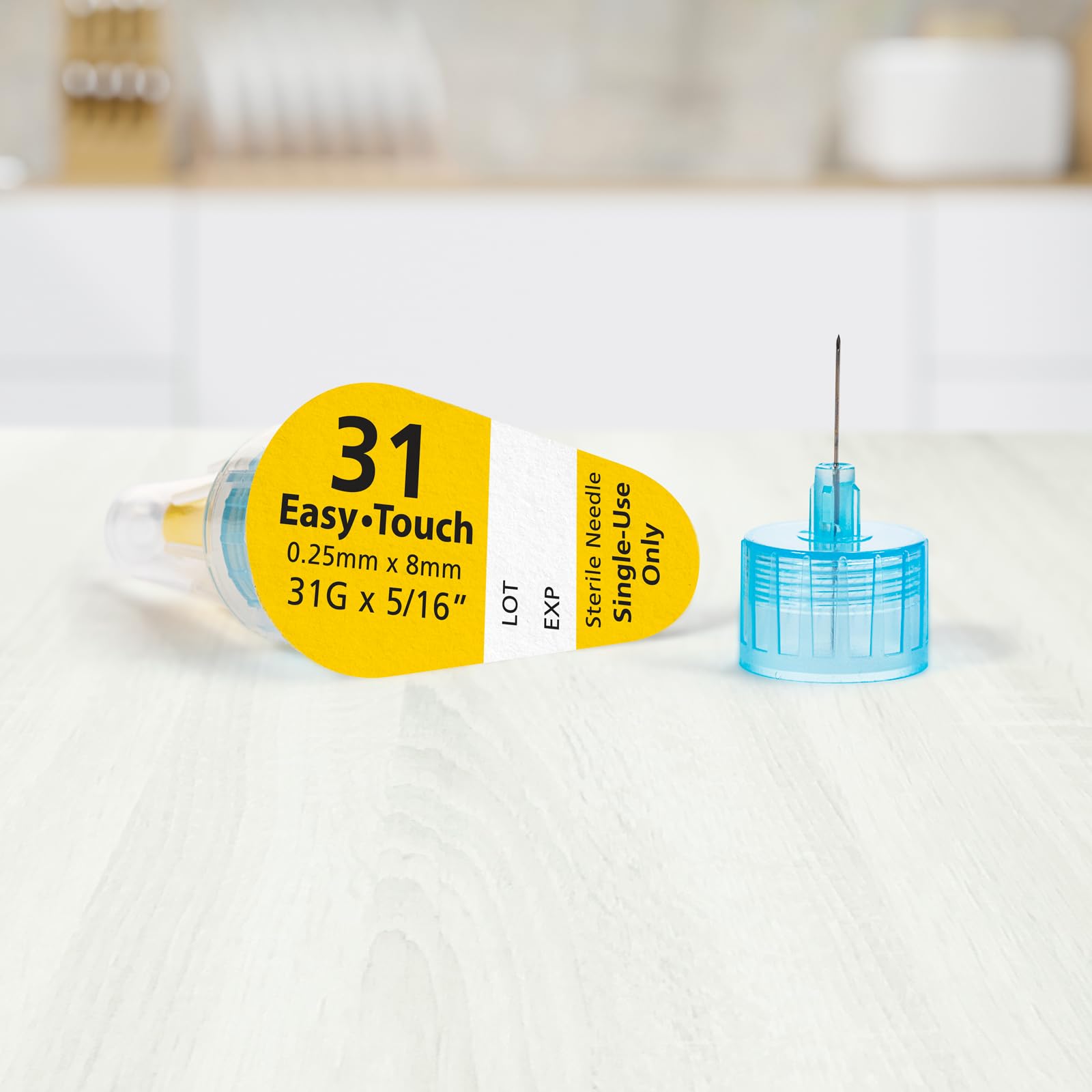 Easy Touch Insulin Pen Needles, 31G, 5/16-Inch/8mm, Box of 100