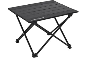 ROCK CLOUD Portable Camping Table Ultralight Aluminum Camp Table Folding Beach Table for Camping Hiking Backpacking Outdoor Picnic