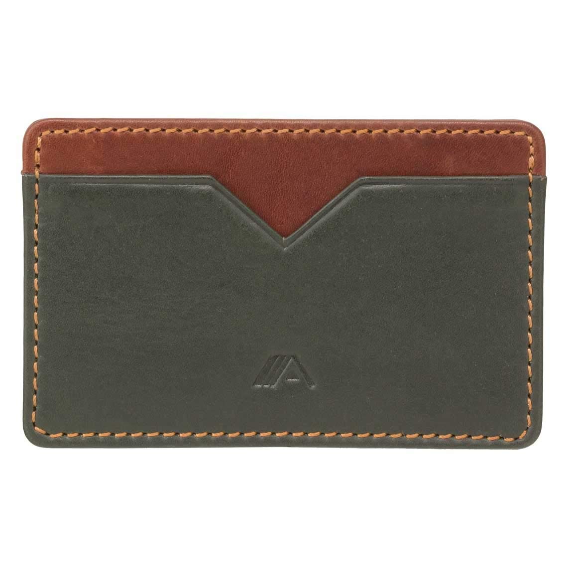 A-SLIM Minimalist Small Leather Card Holder, Compact Card Holder Wallet Nano Yaiba