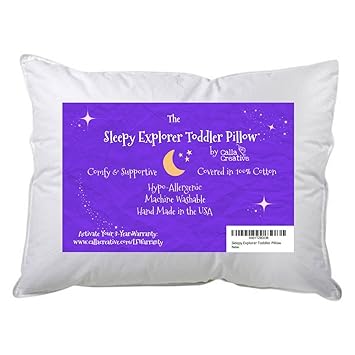 Amazon Com 13 X18 Toddler Pillow By Sleepy Explorer 100