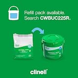 Clinell Universal Wipes Bucket 225 Pack - Multi-Purpose Disinfectant Kills view 9
