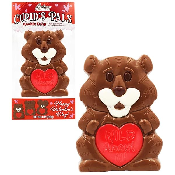 VALENTINE’S CUDDLY CUTIES BIG MILK CHOCOLATE 2.5OZ, HOLIDAY TREATS, CHOCOLATY ‘N SMOOTH, INDIVIDUALLY BOXED, KOSHER CERTIFIED (3-PACK)
