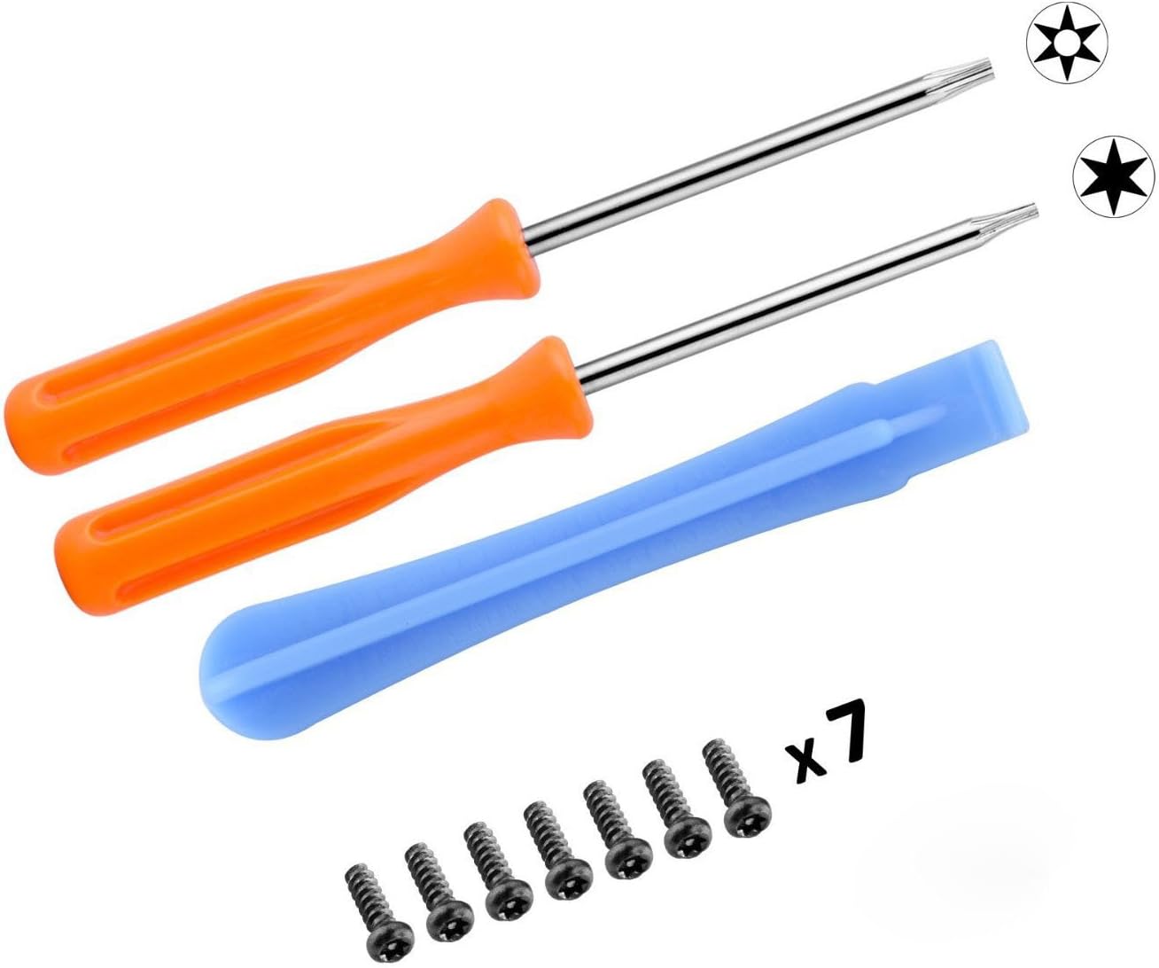 Repair T8 T6 Tools for XBOX One Xbox 360, YTTL Video Game Repair Kits Screwdriver Set Tool Torx T8H T6 Screwdriver and T8 Screws for Xbox 360 Xbox ONE wireless Controller