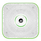 Wi-Fi Hidden Camera Spy Cam - Aisoul HD 1080P Wireless Indoor Security Camera with Motion Detection Alarming, PM2.5 Sensor(White)