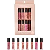 Manna Kadar Lip Library Mini Liplocked Priming Gloss Stains, Multi-Colored, 8 Count
