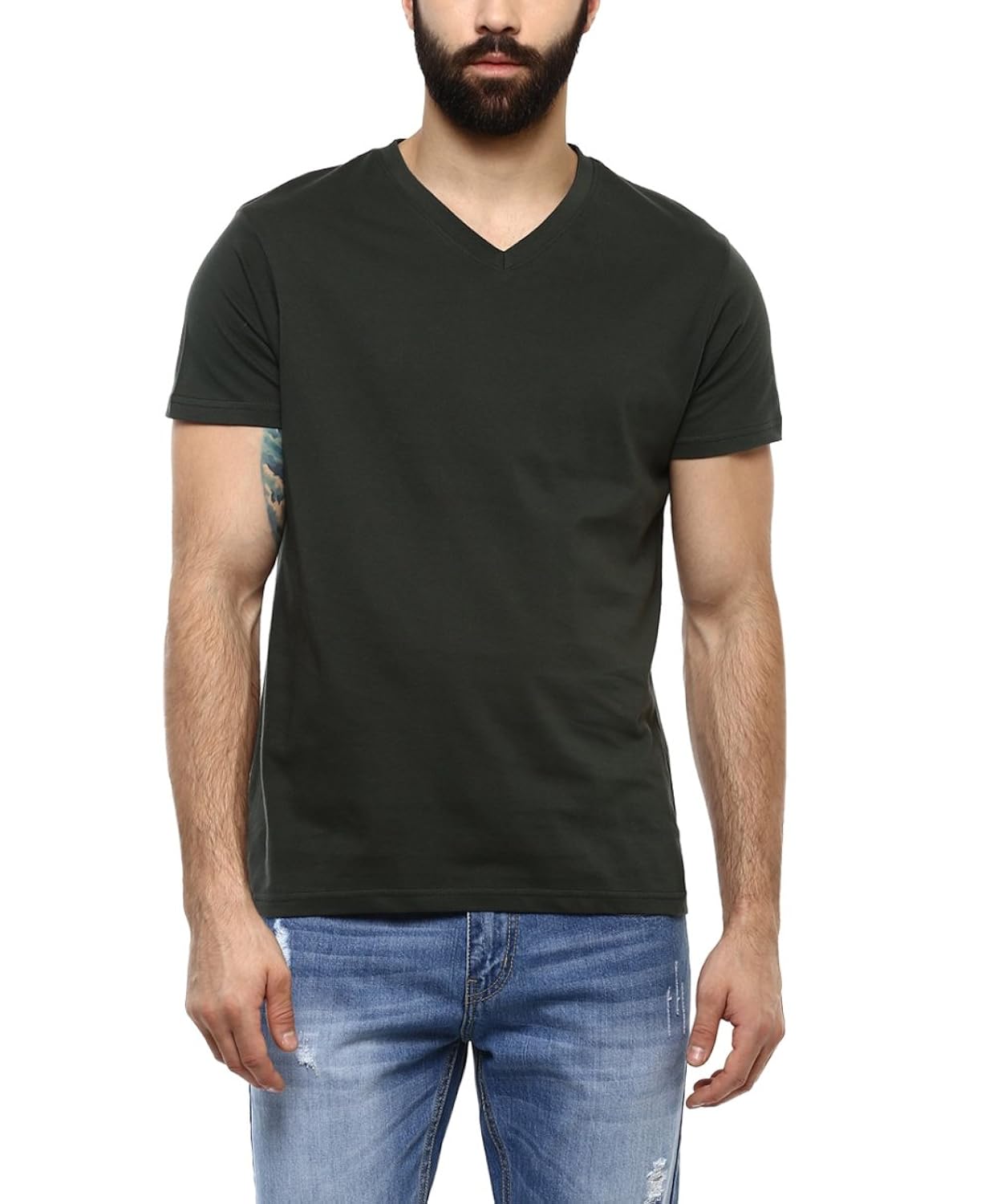 aventura outfitters men's cotton and polyester blend combo of 4 t-shirts