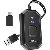 Cloudeck Mouse Jiggler Undetectable,2 in 1 Mouse Mover and Mouse Clicker with Type-C Adapter for Computer, Plug &amp; Play, Simulate Mouse Movement to Prevent The Computer from Entering Sleep Mode