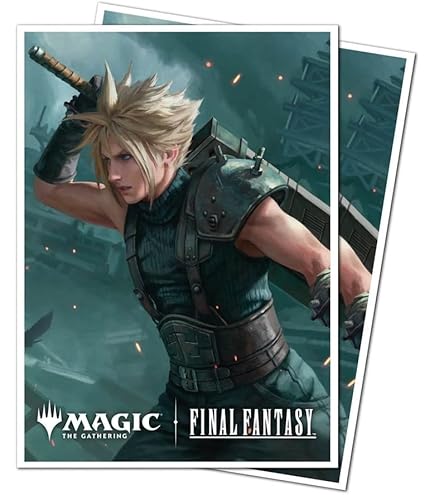 ff7 card sleeves Amazon.com: Final Fantasy TCG: Final Fantasy VII Cloud Card Sleeves  (100-Pack) : Toys & Games