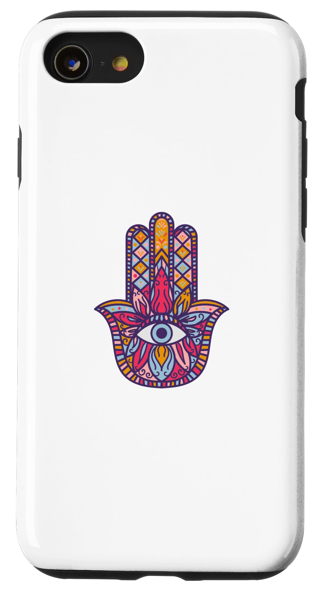 iPhone SE (2020) / 7 / 8 Hands of Fatima Evil Eye Protection Spiritual Symbol Hamsa Case
