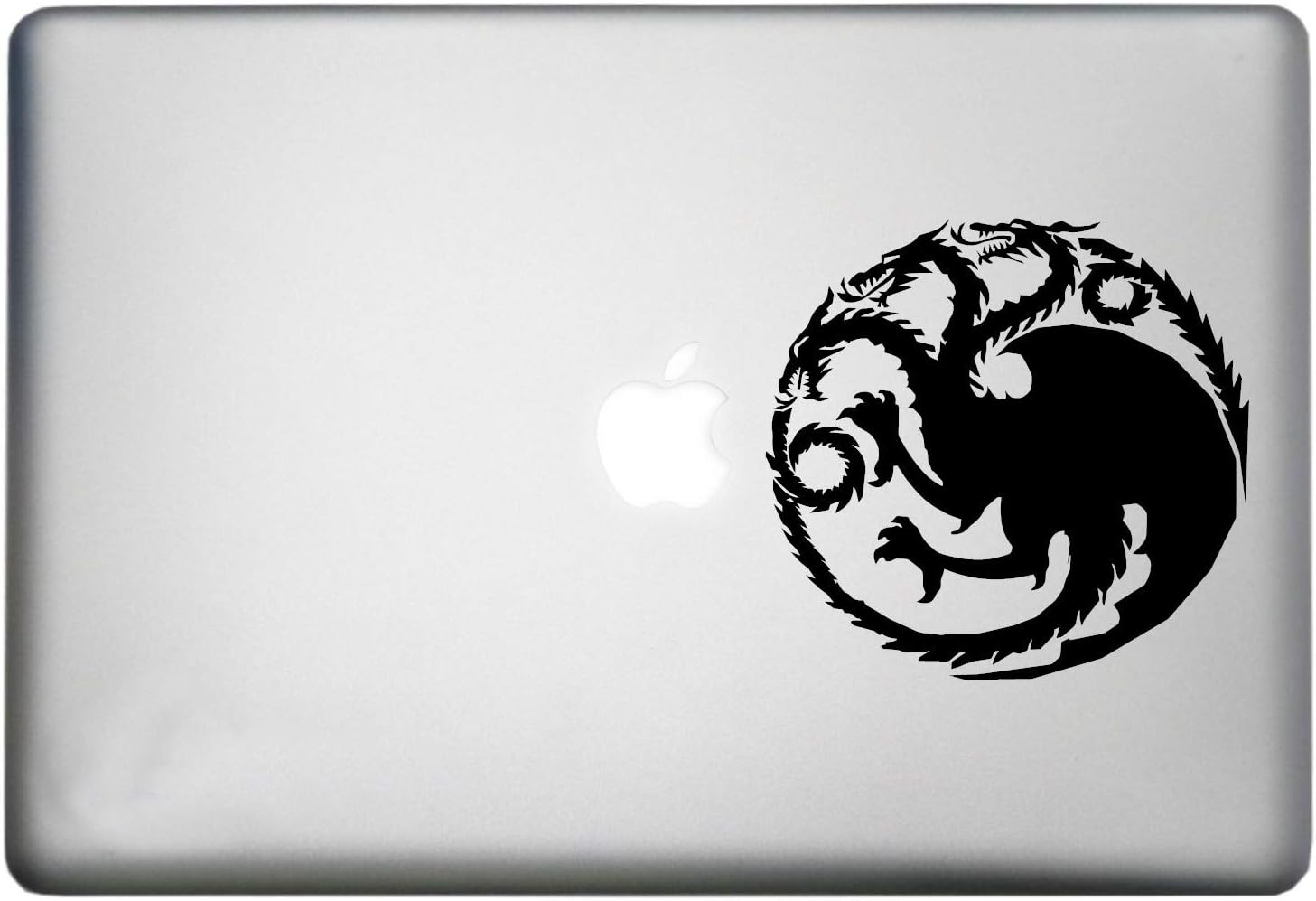 House Targaryen Dragon Sticker Vinyl Decal MacBook Pro is a Game of Thrones Decal. Laptop Size 11, 12, 13 and 15 inch. Looks Great with Your Targaryen Decor Theme. Many Colors-Black