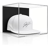 Hat Display Case Wall Mount UV Protecting Acrylic for Caps &amp; Fitted Hats