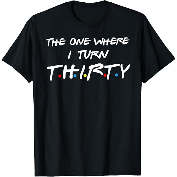 Amazon.com: The One Where She Turns 30 Thirtieth Birthday Gift for