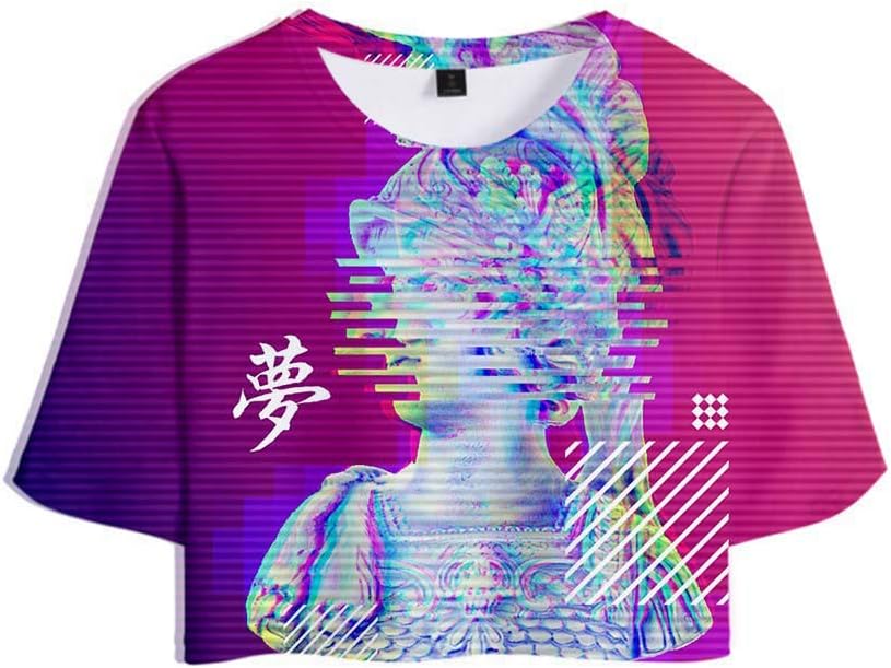 rtyredtyret Vaporwave Minimalist Sports 3D Digital Print edrand funder Short T-Shirt
