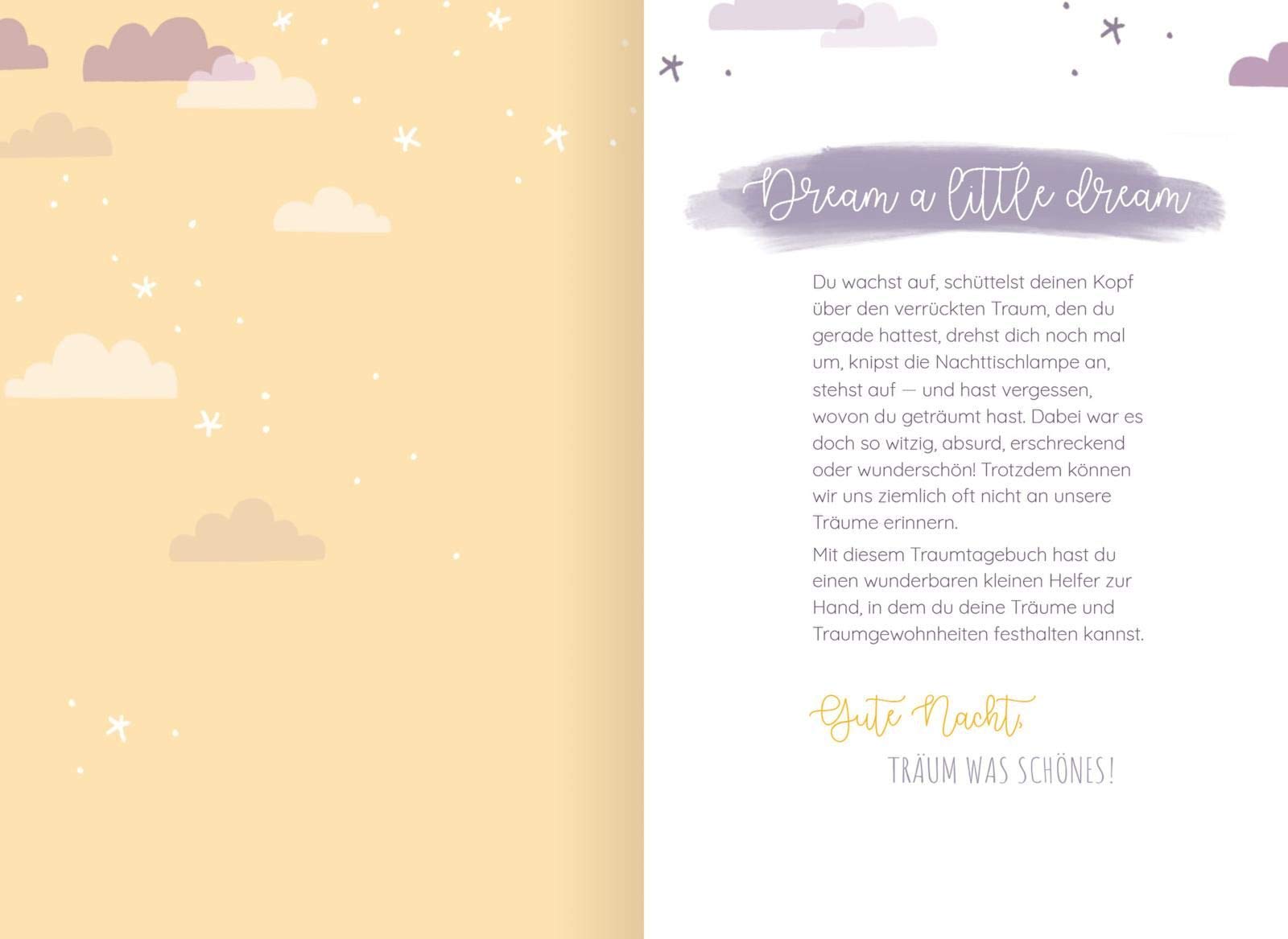 Mynotes Einfach Druber Nachtraumen Ein Traumtagebuch Fur Tagtraumer Und Nachteulen Mitmachbuch Fur Deine Traume Amazon De Vigh Inka Bucher