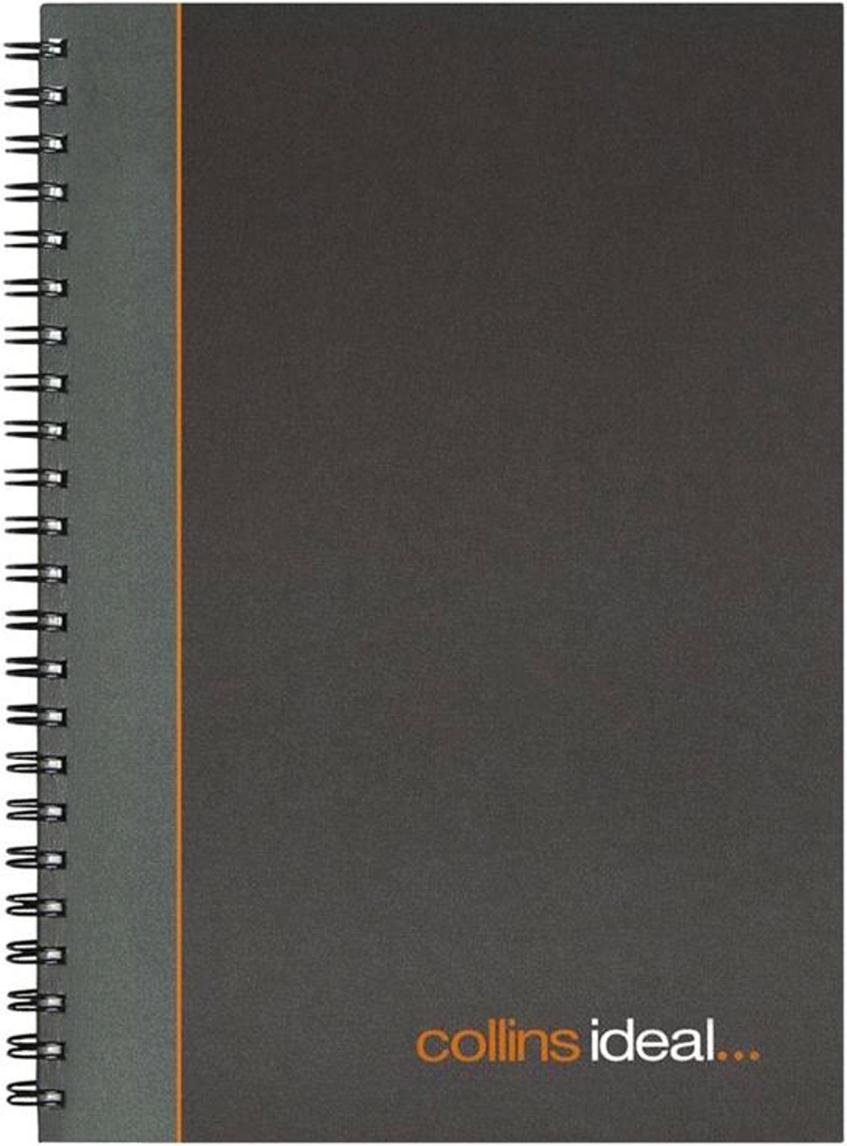 Ideal - A5 Cashbook Wiro Feint Ruled - 192 Pgs - Blue - 468W