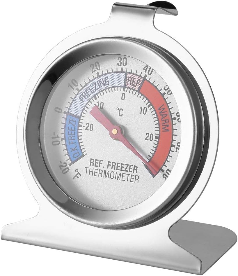 Wpro Kühlschrankthermometer – Misst Von -35°C Bis +40°C, Mit Farbskala, Quecksilberfrei