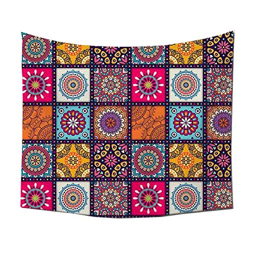 ZfgG Indian Hippie Tapestry Wall Hanging Bohemian Wall Decoration Rectangular Polyester Fabric New Era Tapestry (Size : 100 * 130cm)