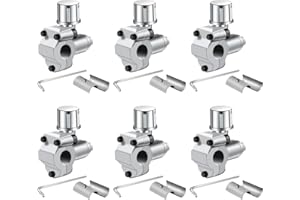 Trounistro 6 Pack BPV-31 Bullet Piercing Valve Line Tap Valve Kits Adjustable Valve for Air Conditioners HVAC 1/4", 5/16", 3/8" Tubing