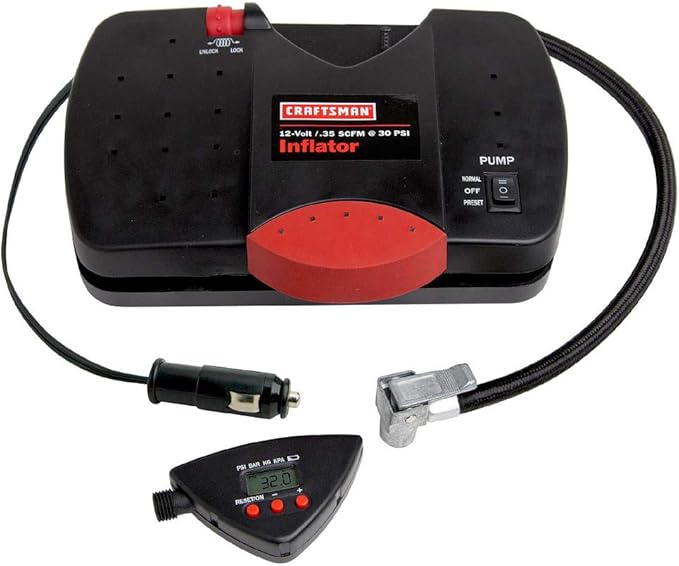 CRAFTSMAN 12V MAX Tire Inflator, Portable (2875114) Home