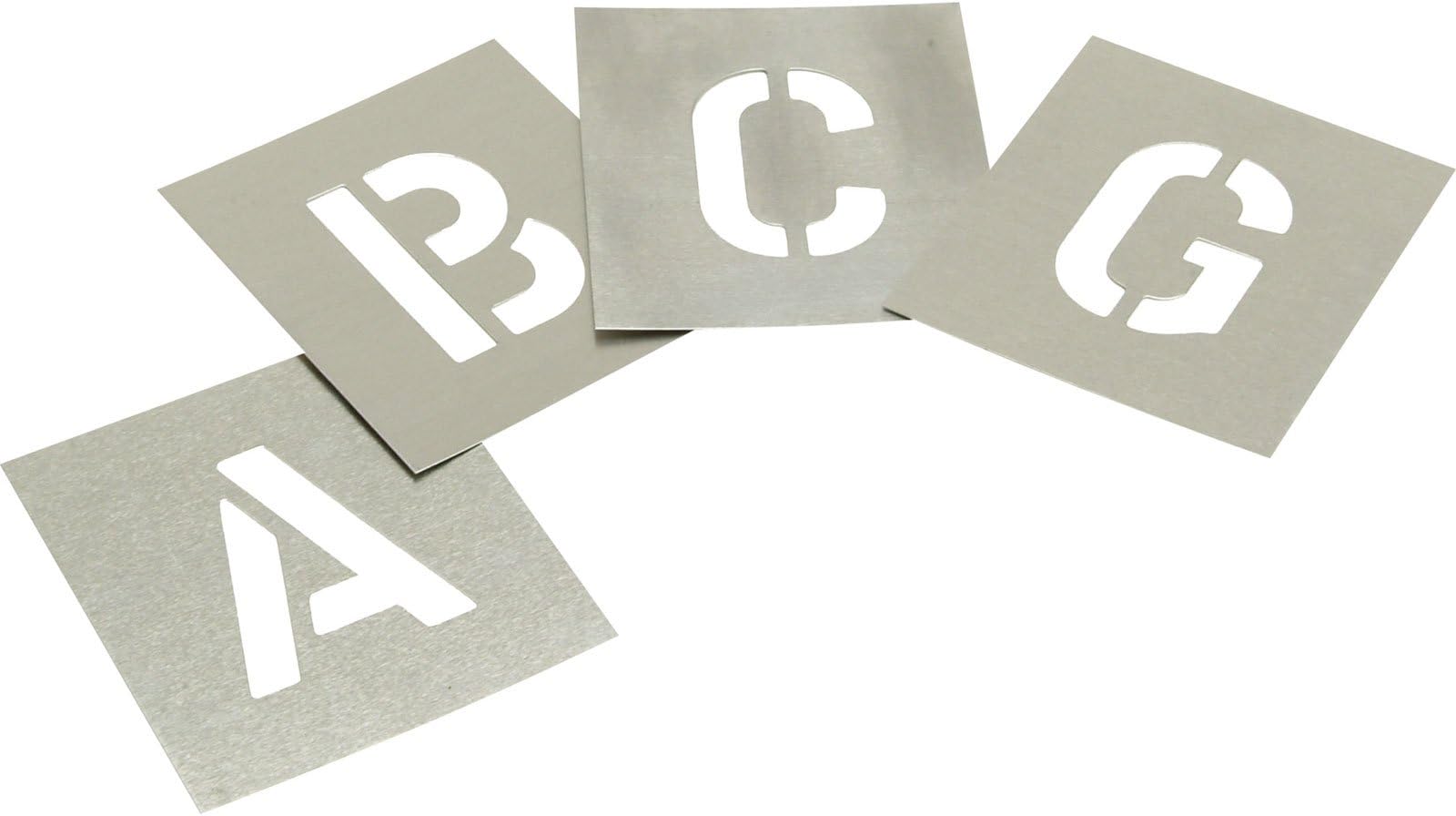 Advanced Atb Set Zinc Stencils Letters 1.1/2" [Pack of 1] --
