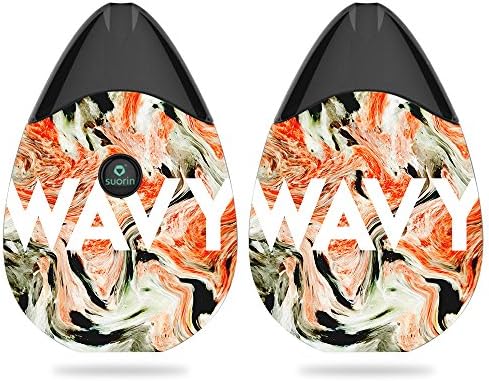 MightySkins Skin for Suorin Suorin Drop - Wavy | Protective, Durable, and Unique Vinyl Decal wrap Cover | Easy to Apply, Remove, and Change Styles | Made in The USA