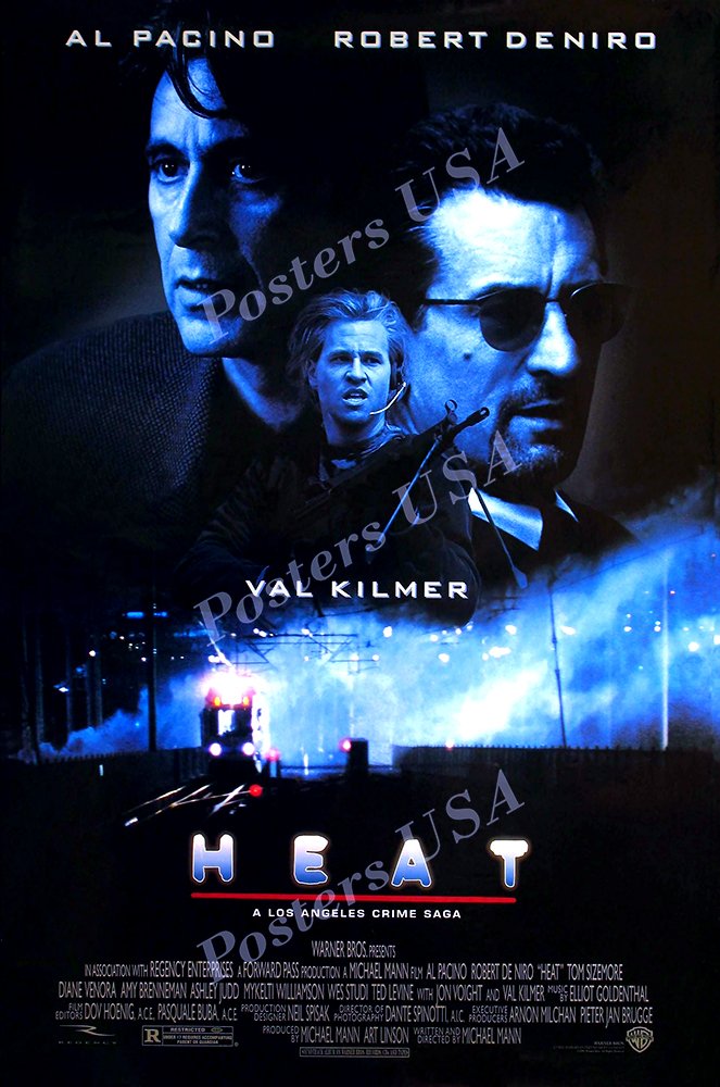 Posters USA Heat Movie Poster GLOSSY FINISH - MOV055 (24" x 36" (61cm x 91.5cm))