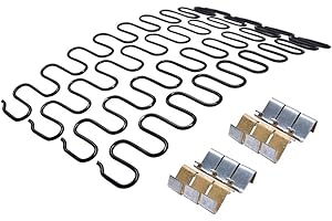 Yoogu 15" Upholstery Spring Replacement- 4pk with Z Clips Wire for Furniture Decoration,Chair Couch Repair,Automotive and Others