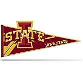 Rico Industries NCAA Iowa State Cyclones Soft Felt Pennant - EZ to Hang - Home Décor (Game Room, Man Cave, Bed Room)
