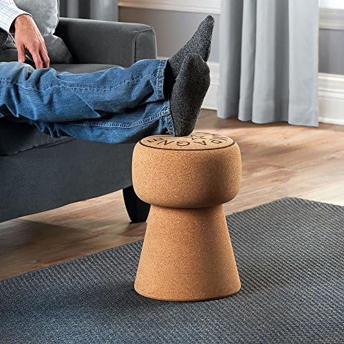 The Champagne Cork Foot Stool