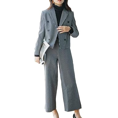 Amazon ファションヤ パンツスーツ ビジネススーツ レディース