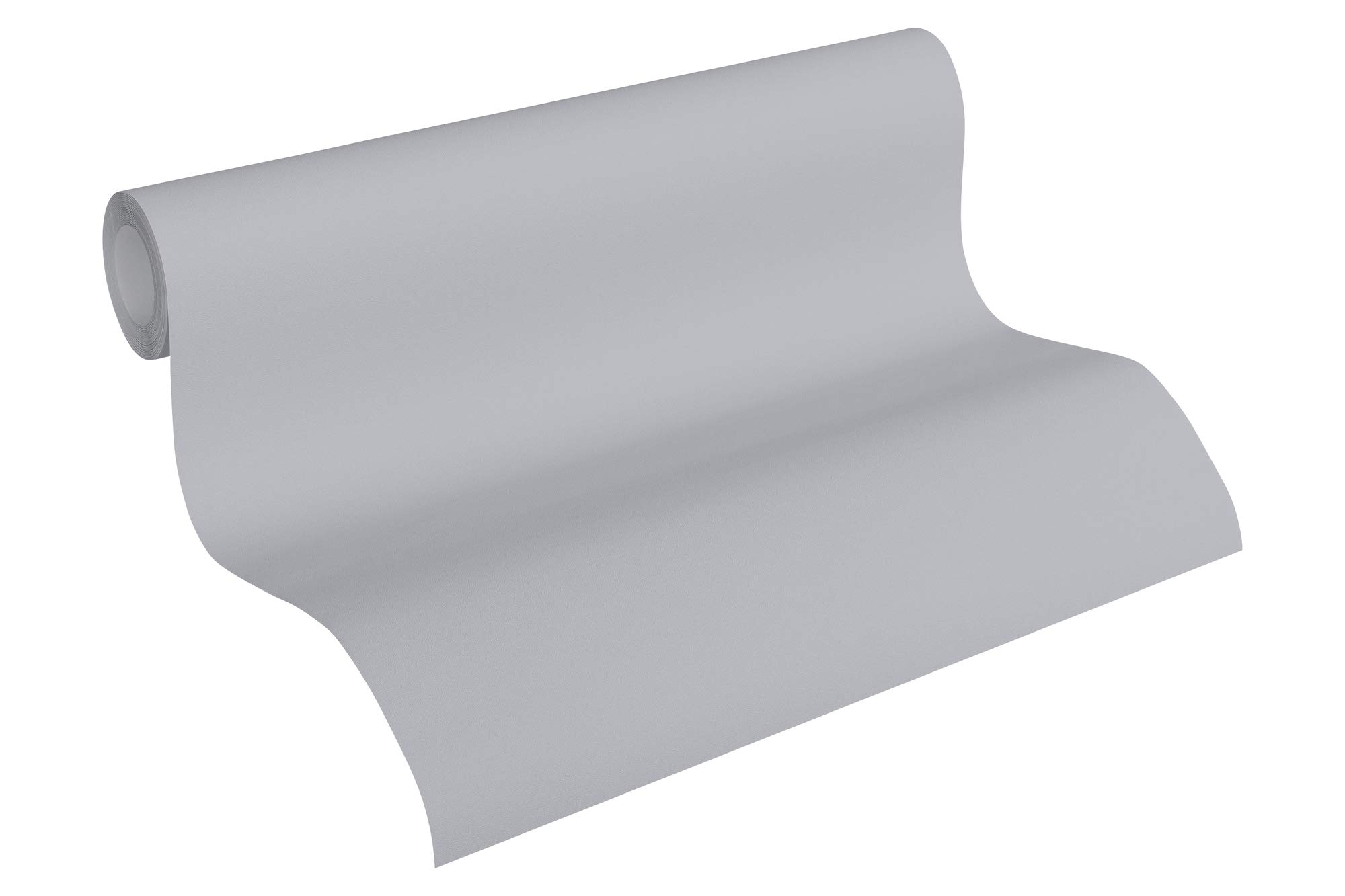 A.S. Création Plain Wallpaper New Life Non-Woven Wallpaper 10.05 m x 0.53 m Grey Made in Germany 353320 3533-20