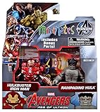 Marvel Avengers Age of Ultron Minimates Series 63 Hulkbuster Iron Man & Rampaging Hulk 2