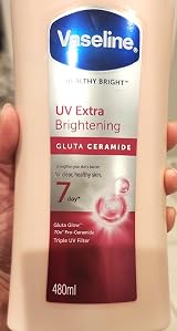 Vaseline Healthy Bright UV Extra Brightening Gluta Glow Body Lotion 500ml view 5