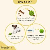 PawsOnly Interactive Treat Dispenser Ball Small Green Dog Toy view 7