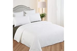 LilySilk All Season Silk Comforter/Duvet/Quilt, 100% Silk Filling 100% Cotton Cover, Cal.King Size 110x96 inch, Silk Weight 2.25KG
