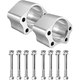 2" UCA Ball Joint Spacers Fit for Chevrolet GMC Yukon K6292 6292 | Front Upper Control Arm Leveling Kit Fit for K6292 6292 Chevrolet Silverado 1500 2500 3500 GMC Sierra Yukon Silver, Sliver