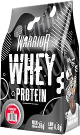 Warrior Whey Protein Powder Strawberry 2kg High Protein Lean Gain