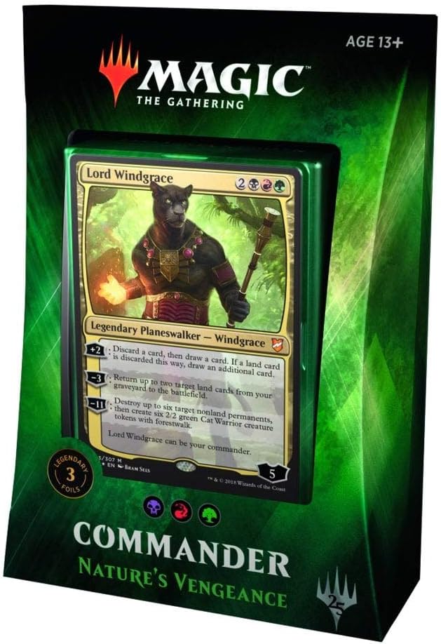 Amazon Com Magic The Gathering Commander 18 Nature S Vengeance Toys Games