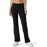 Jockey Women's Active Cotton Stretch Slim Bootleg Yoga Pants