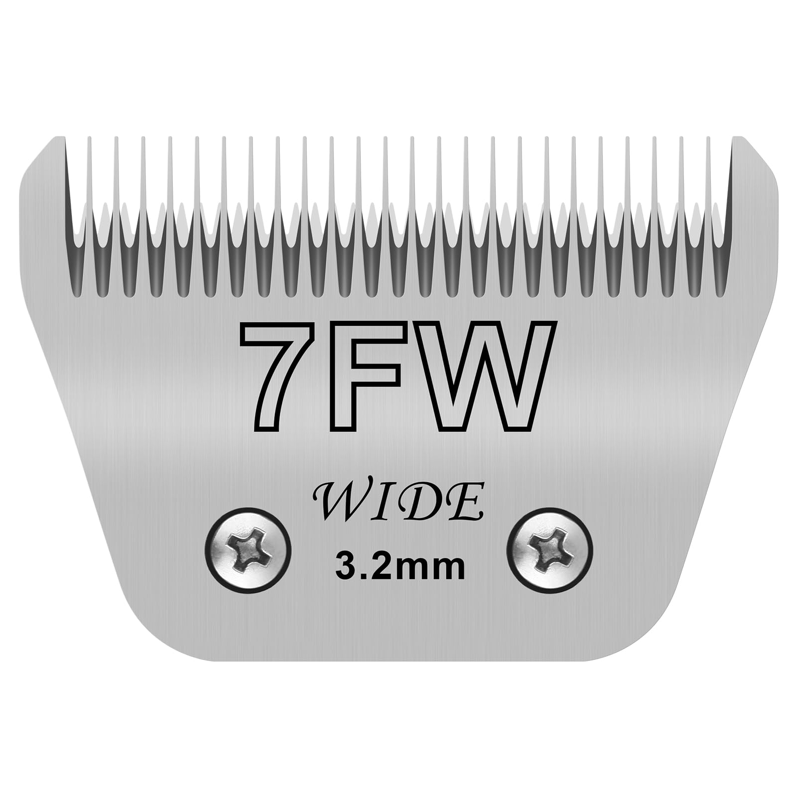 AUDOC 7FW Wide Pet Dog Grooming Detachable Blades,Compatible with Andis,Oster A5,Wahl KM10/Moser 45/Masterclip A5 Clippers,Cut Length 1/8"(3.2mm),Fit for Larger Animals