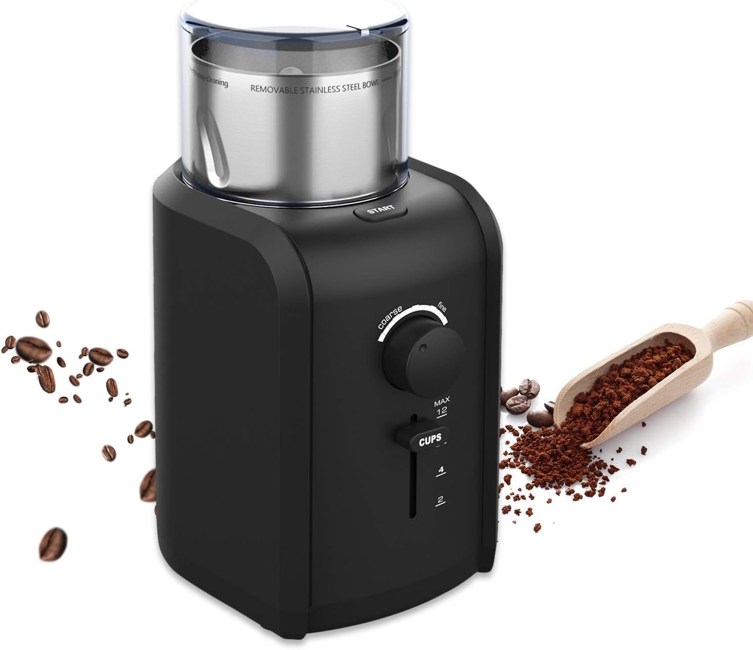 Coffee Grinder ElectricTTLIFE Electric Coffee Bean Grinder